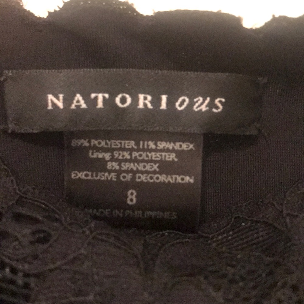 🔥🔥Natori black lace scoop neck dress. Worn once - Picture 10 of 13